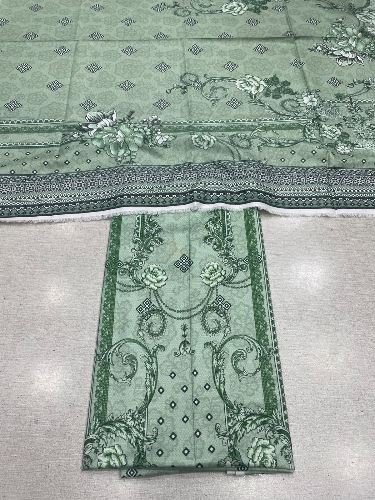 2Pc Dhanak Kameez & Dupatta Unstitched 73