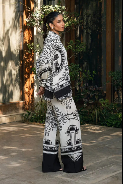 Lawn Co-Ord Set Vol-682