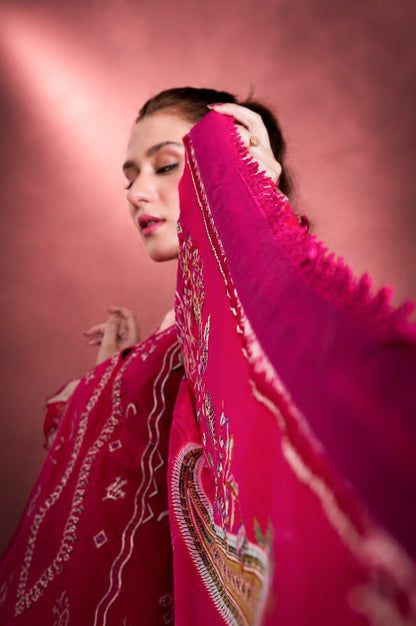 NOURA LUXURY ROYALE EMBROIDERED DRESS