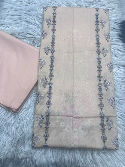 2Pc Kameez & Plain Trouser Vol-0027