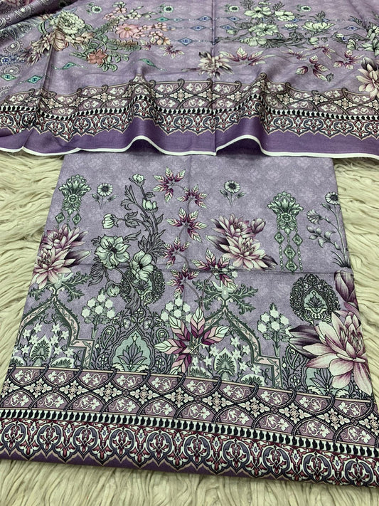 2Pc Lawn Kameez & Dupatta Printed Suit 620