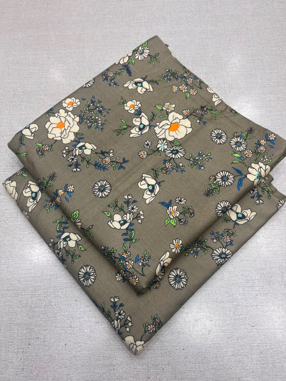 2Pc Staple Same Printed Unstitched Suit 296