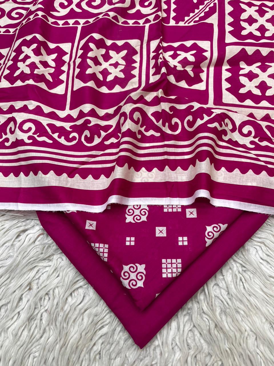 3Pc Lawn Digital Printed Unstitched Suit Vol-0221