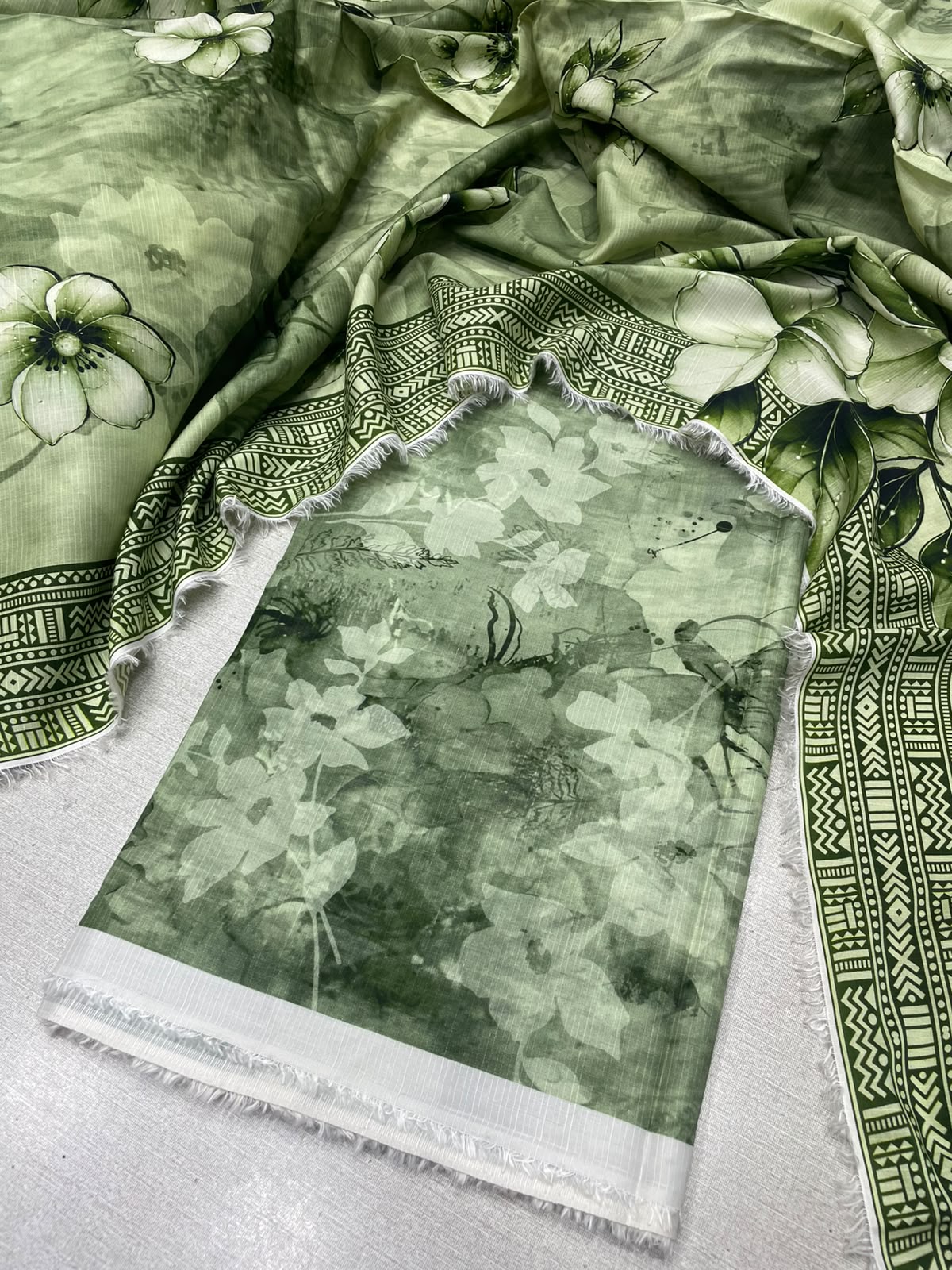2Pc Staple Viscose Kameez & Dupatta 64