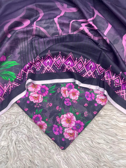 3Pc Same Digital Printed Lawn Suit 15