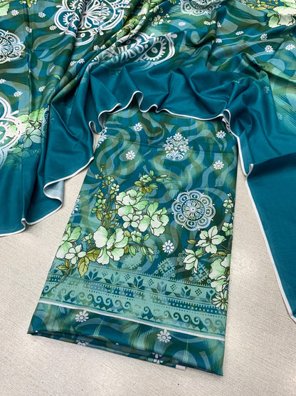 2Pc Staple Kameez & Dupatta Unstitched Suit 04