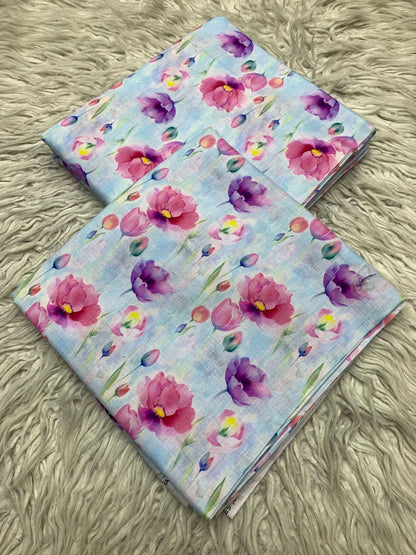 2Pc Supima Lawn Allover Suit  Vol-02