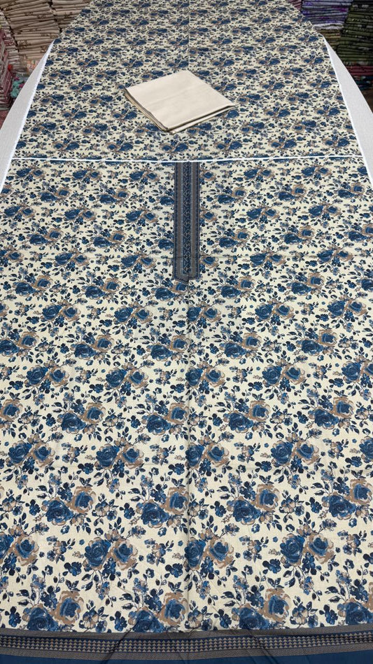 1Pc Lawn Single Printed Shirt - D303