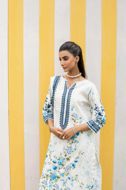 Firdous - Printed - Lawn Kameez & Touser- 2pc - D926