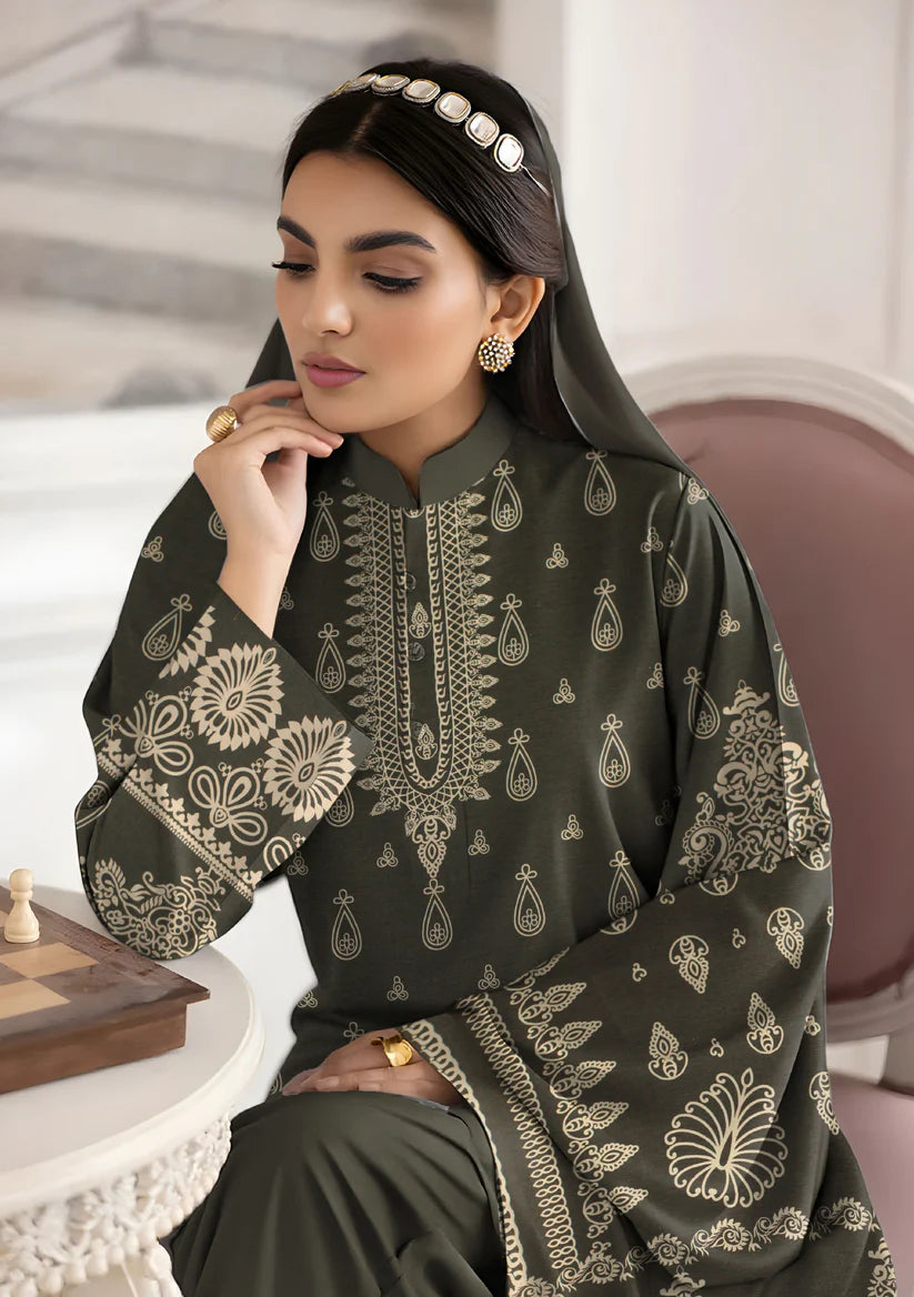 3PC Bin Noor Fab Shamray Unstitched Suit Vol-28