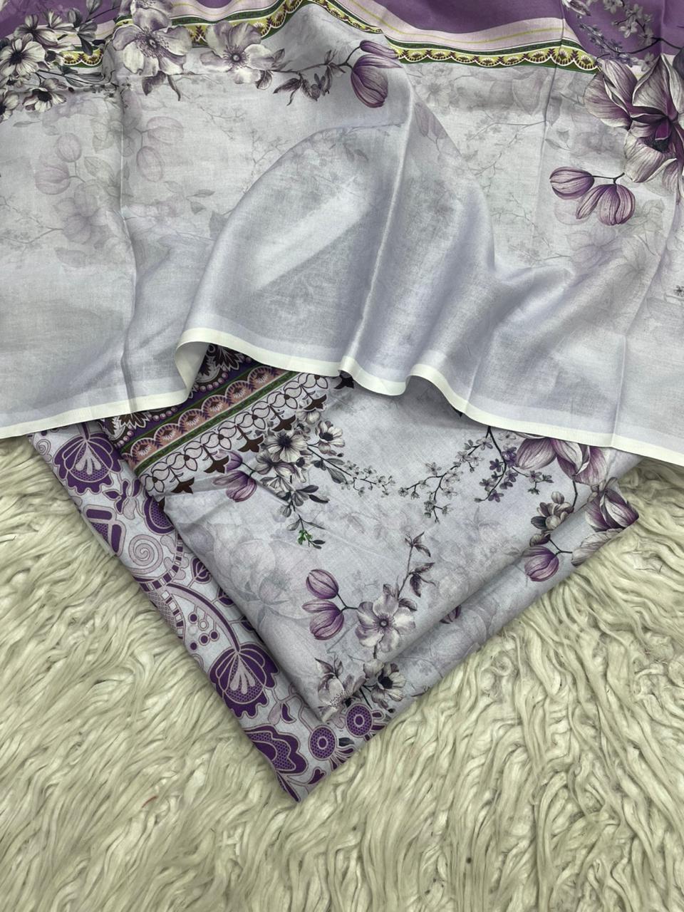NOURA  EXCLUSIVE PRINTED LAWN KAMEEZ & DUPPATA  VOL - 0106