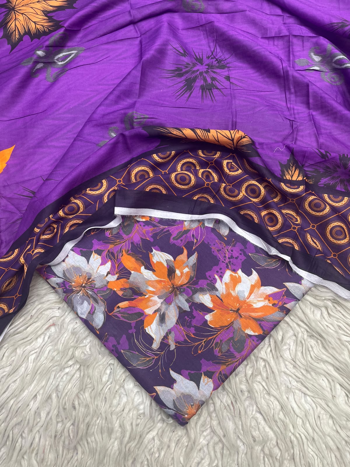 3Pc Same Digital Printed Lawn Suit 15