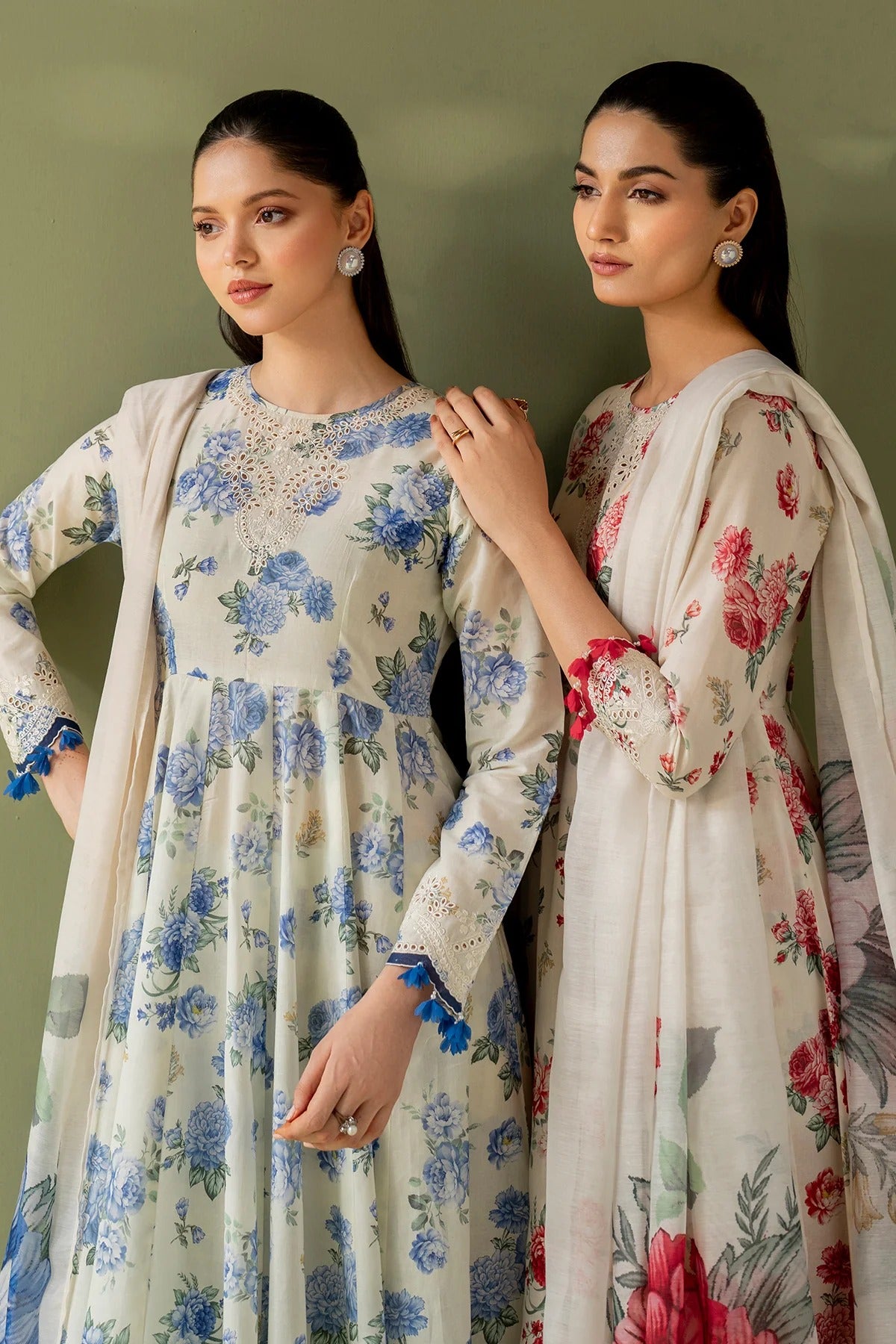 3Pc Supima Lawn Unstitched Suit 0693