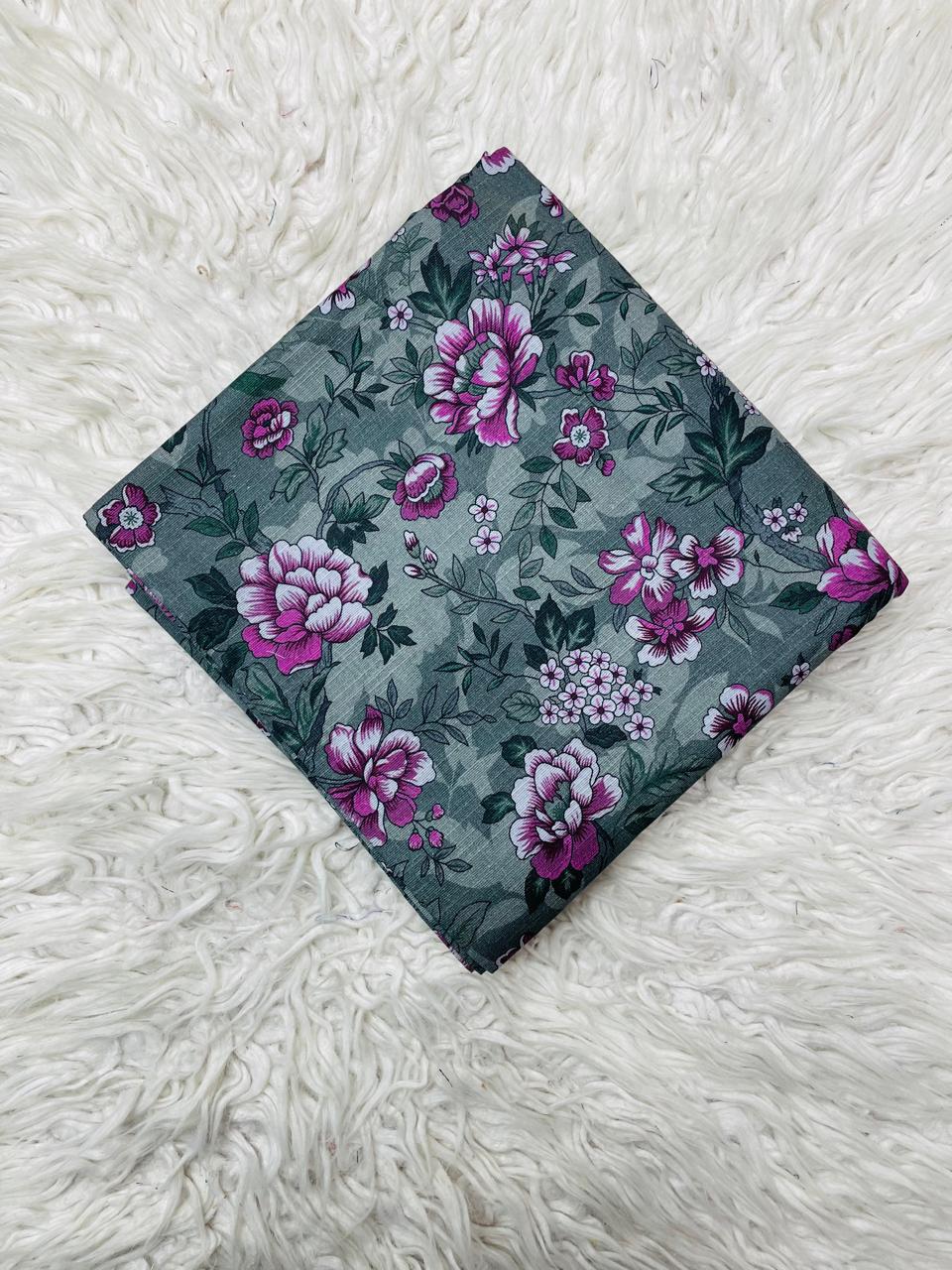 2 PC Slub Khaddar Allover Unstitched Suit Vol-0120