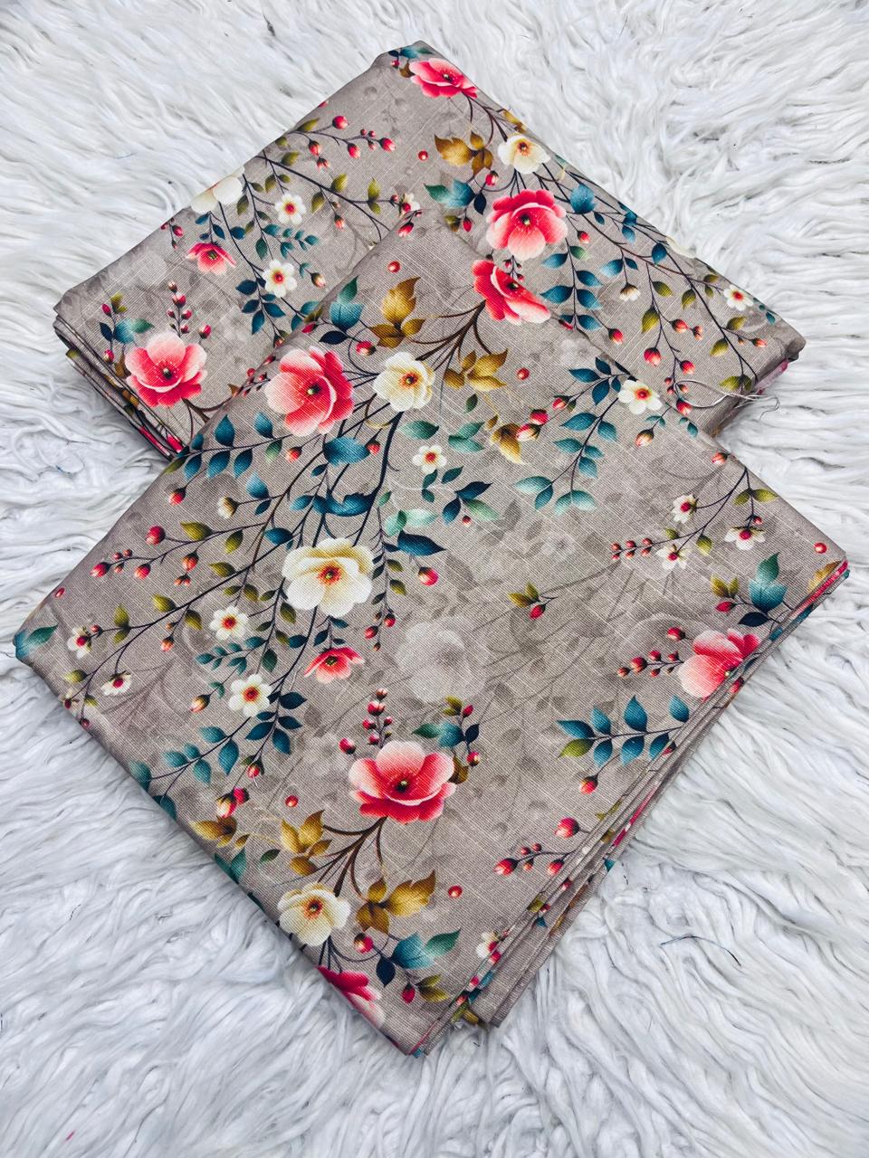 2 PC Slub Khaddar Allover Unstitched Suit Vol-0120