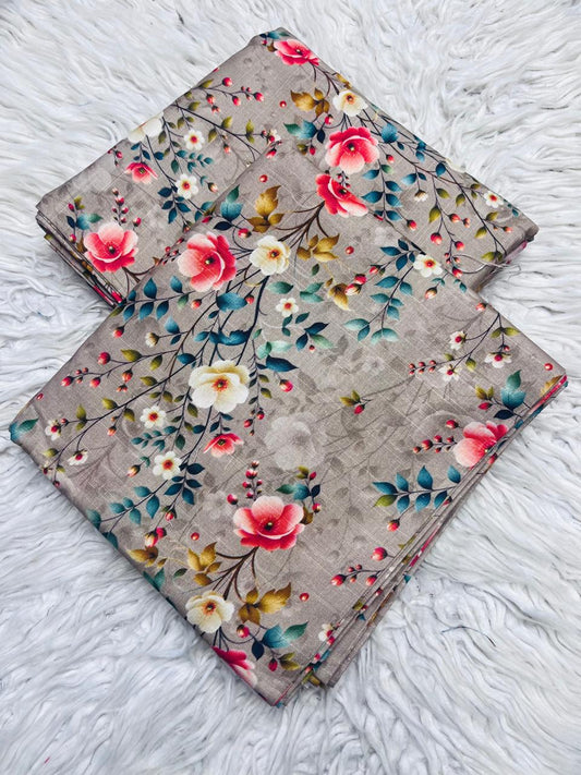 2 PC Slub Khaddar Allover Unstitched Suit Vol-0120