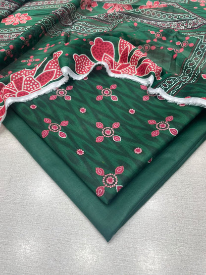 3Pc Gul Ahmad Lawn Unstitched Suit 0227