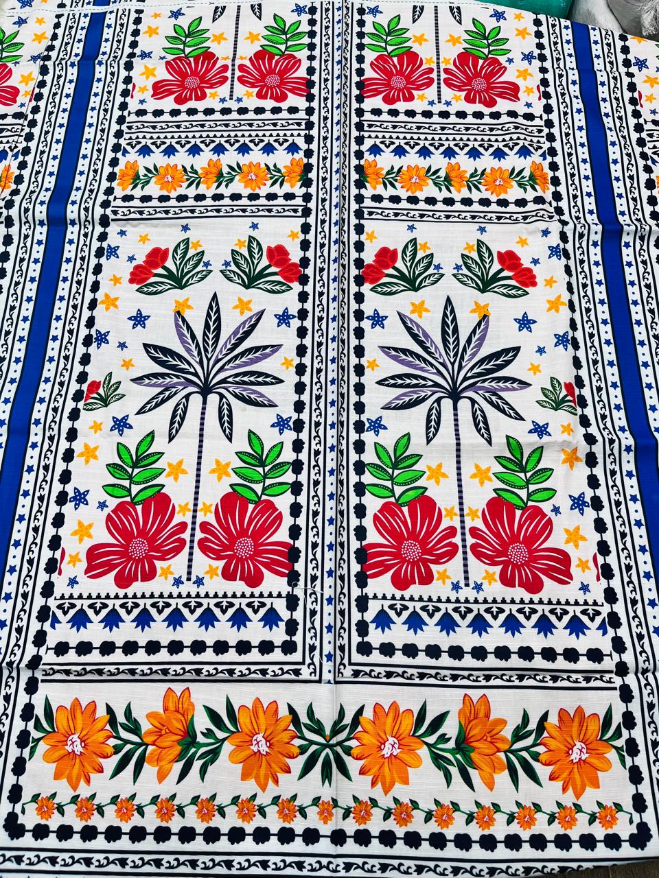 2Pc Kameez & Dupatta Slub Khaddar Suit - 0076