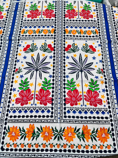 2Pc Kameez & Dupatta Slub Khaddar Suit - 0076