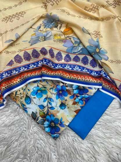 3Pc Zobia Lawn Unstitched Suit 29