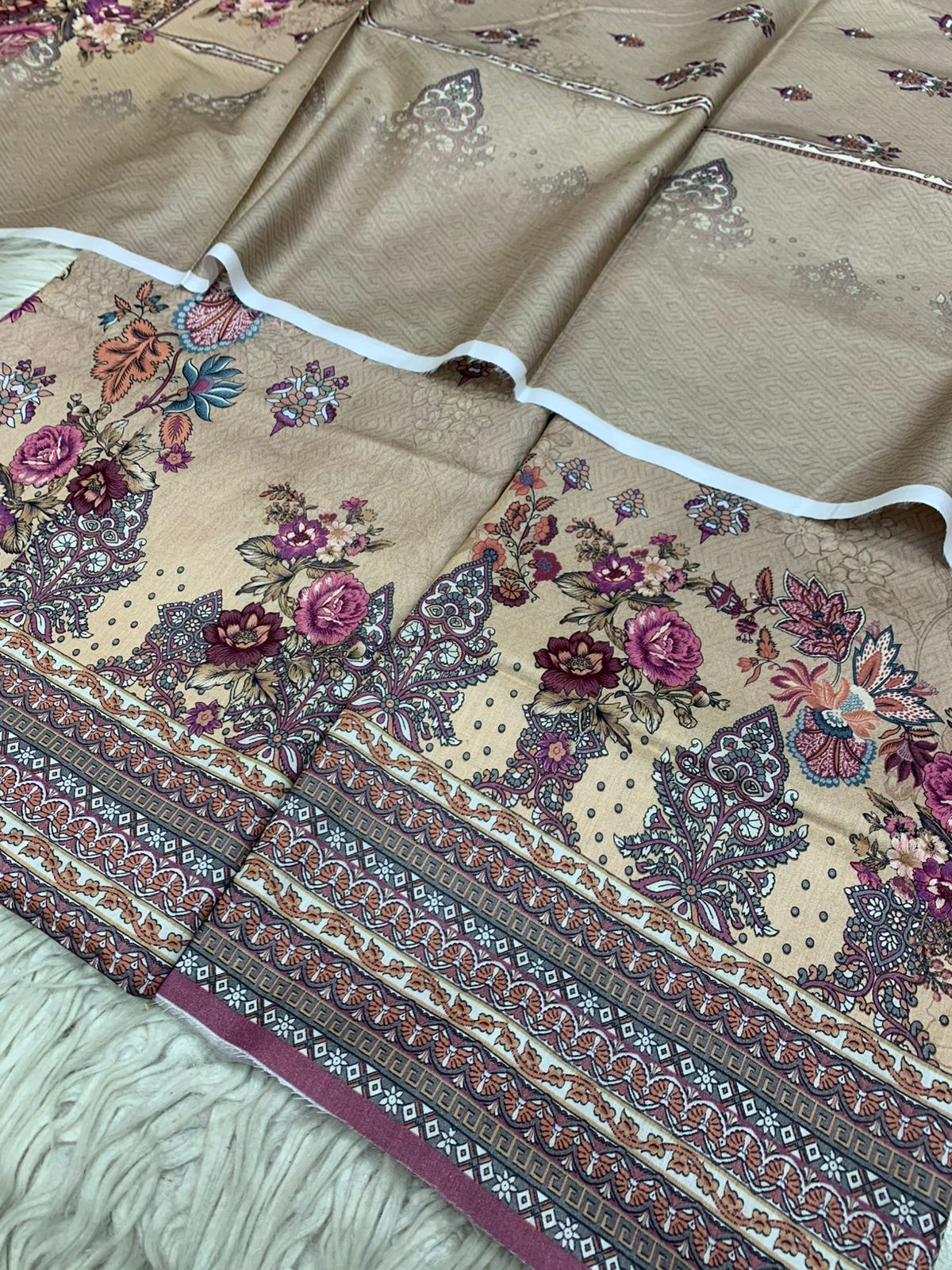 2Pc Lawn Kameez & Dupatta Vol-3199