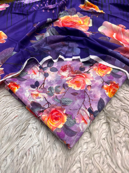 3Pc Same Digital Printed Lawn Suit 15