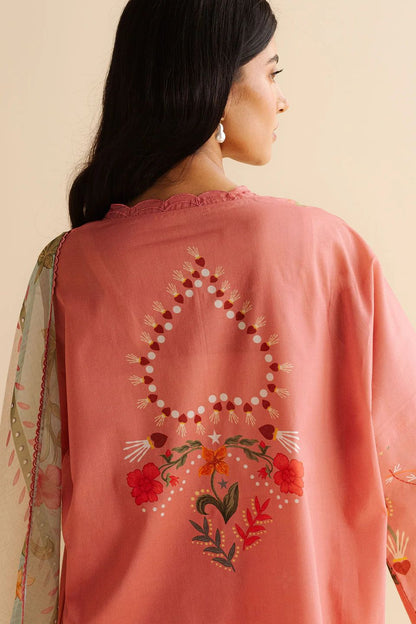 2 Piece Supima Lawn Kameez & Dupatta 39855