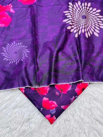 3Pc Crystal Linen Allover Suit Vol-0121