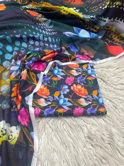 3Pc Same Digital Printed Lawn Suit 15