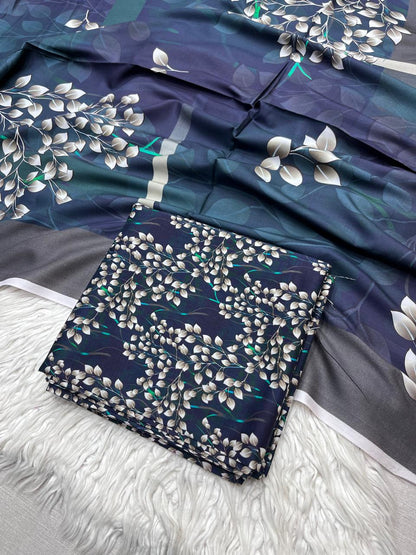 3Pc Bana Dora Linen Allover Suit - 400