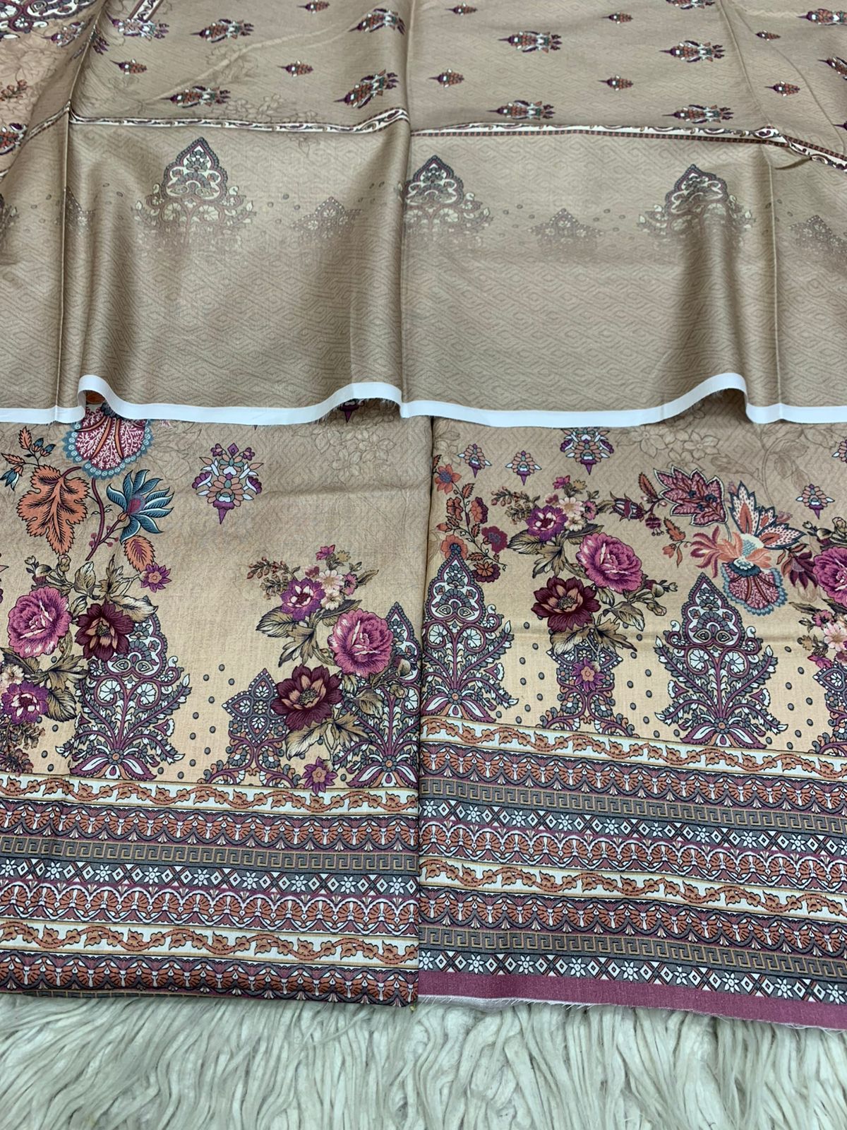 2Pc Lawn Kameez & Dupatta Vol-3199