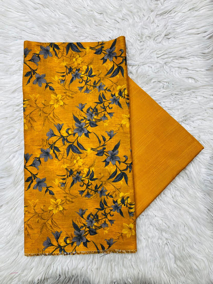 2Pc Kameez & Touser Slub Khaddar Suit Vol-0103