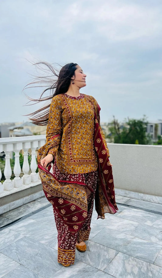 3 Peice Supima Lawn - #40502