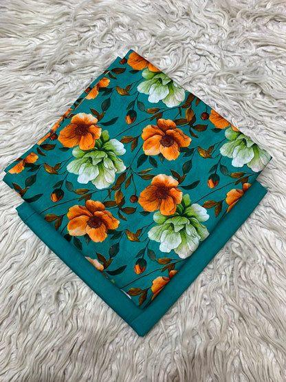 2Pc Printed Lawn Unstitched Suit 15