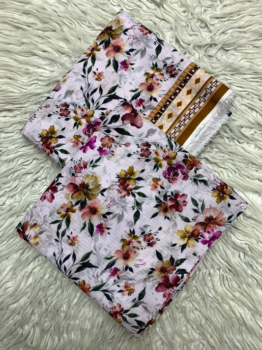 Gul Ahmad 2Pc Lawn Bana Dora Unstitched Suit Vol-0166