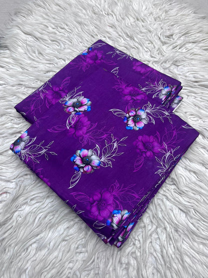 2PC Lawn Allover Digital Printed Unstitched Suit Vol-457