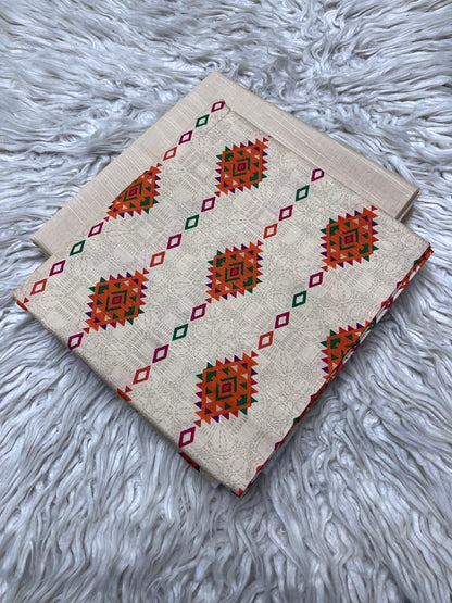 2Pc Kameez & Trouser Slub Khaddar Suit Vol-0137