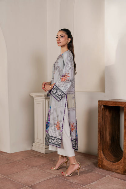 2Pc Firdous Kameez & Dupatta Suit - D742