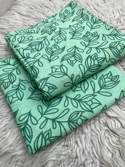 2Pc Lawn Bana Dora Suit Vol-6201