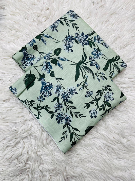 2 PC Slub Khaddar Allover Unstitched Suit Vol-0120