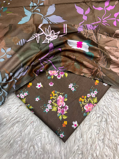 3Pc Same Digital Printed Lawn Suit 15