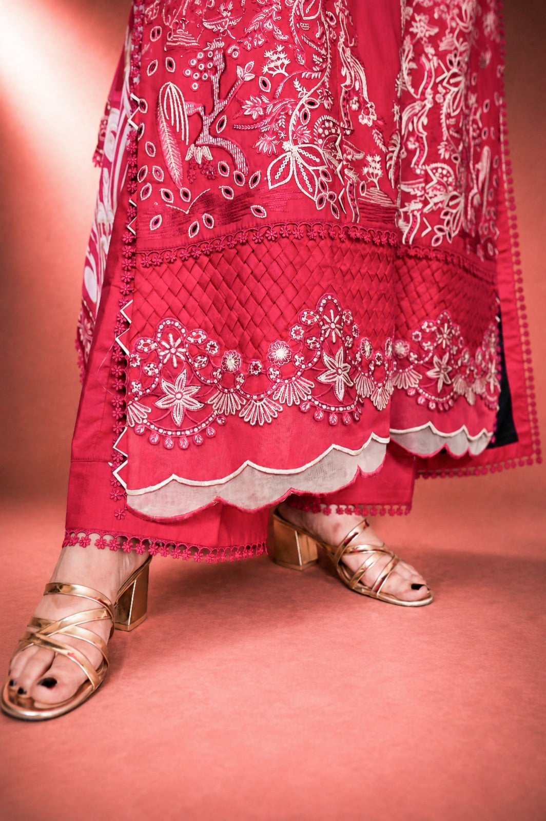 NOURA LUXURY ROYALE EMBROIDERED DRESS