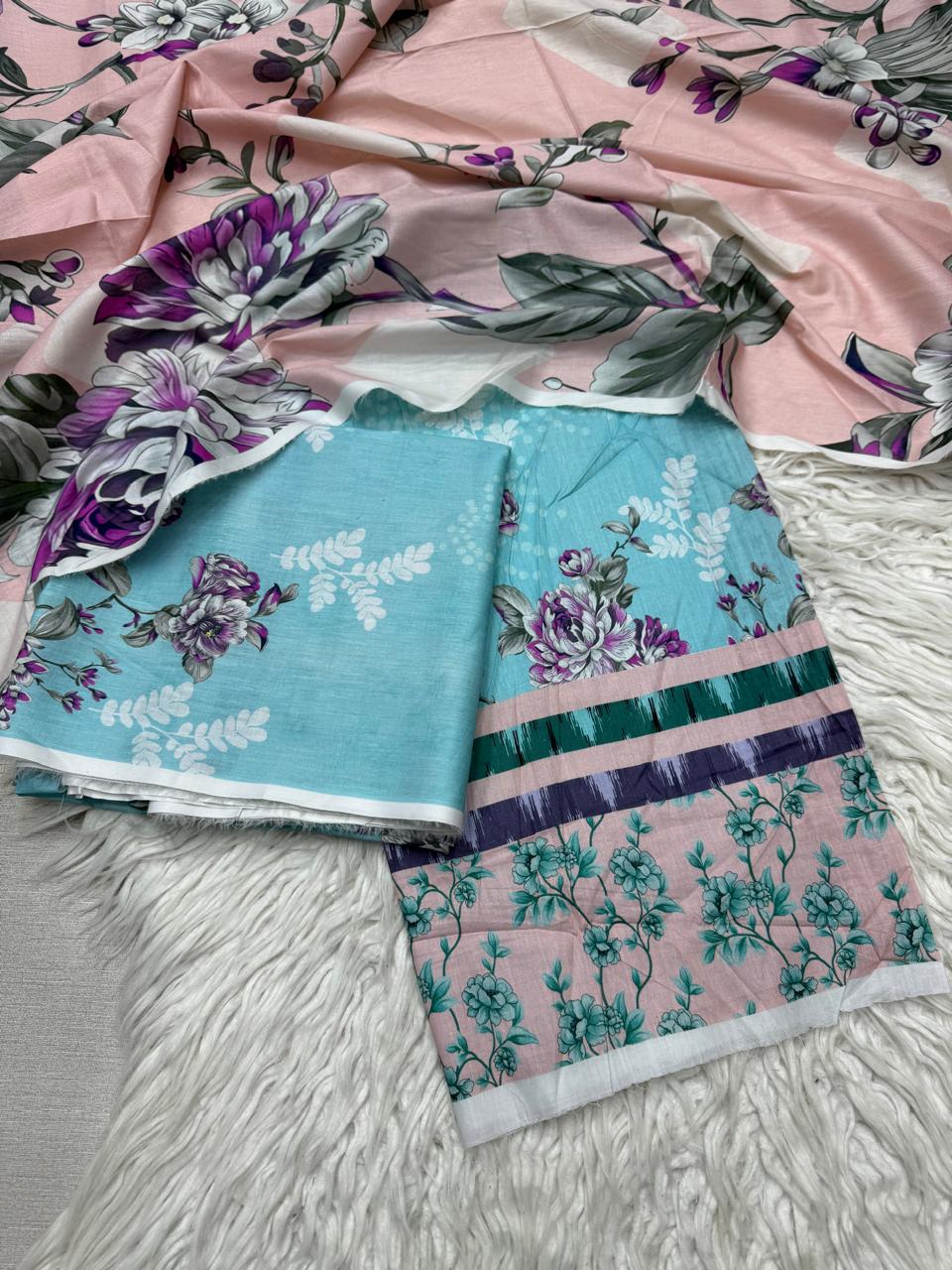 2Pc Al Karam Lawn Kameez & Dupatta - #43055