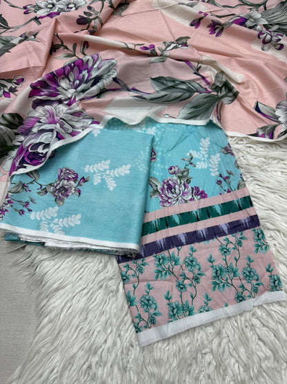 2Pc Al Karam Lawn Kameez & Dupatta - #43055