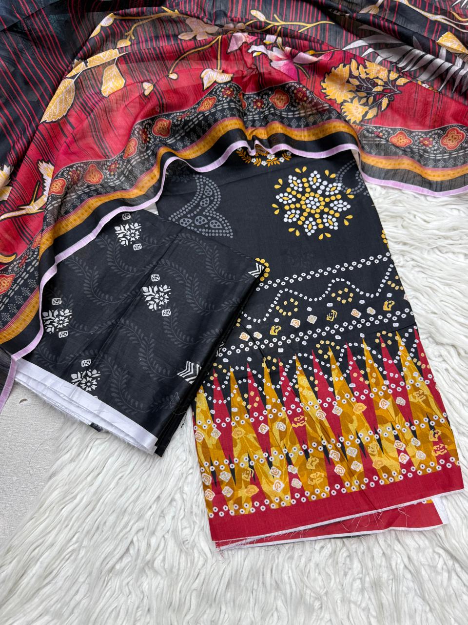 2Pc Al Karam Lawn Kameez & Dupatta - #36787