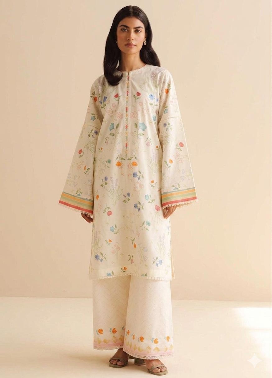 2 Piece Premium Summer Lawn Vol-3228