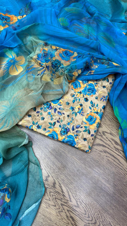 3Pc Luxury Chiffon with Tana Dora - Twilight Vol-307