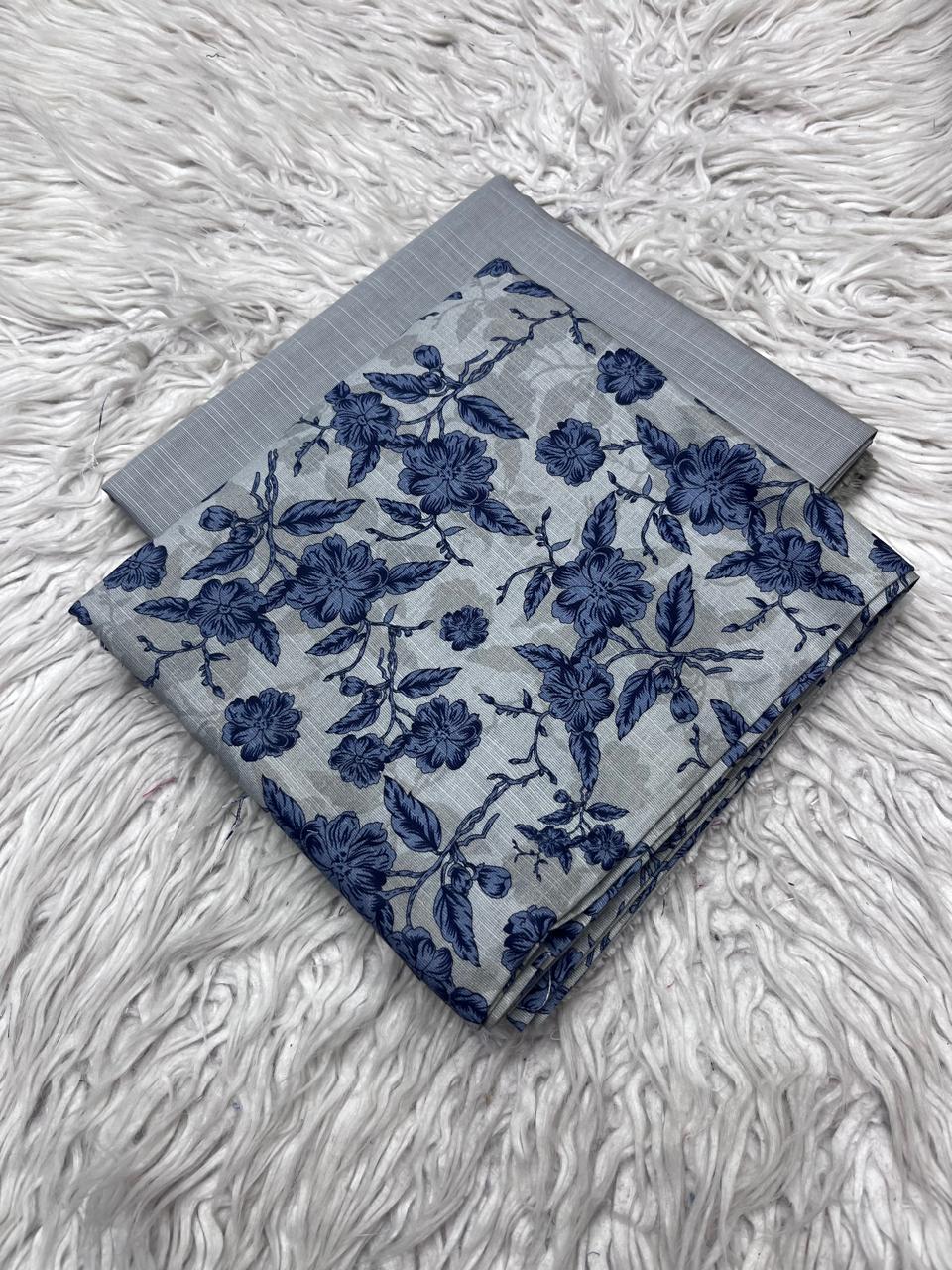 2Pc Kameez & Trouser Slub Khaddar Suit Vol-0137