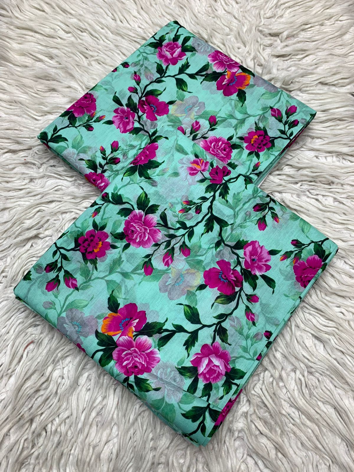 2Pc Al karam Lawn Digital Printed Suit Vol-490