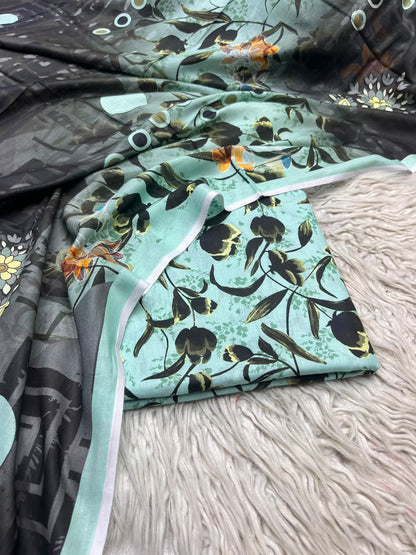 3Pc Same Digital Printed Lawn Suit 15